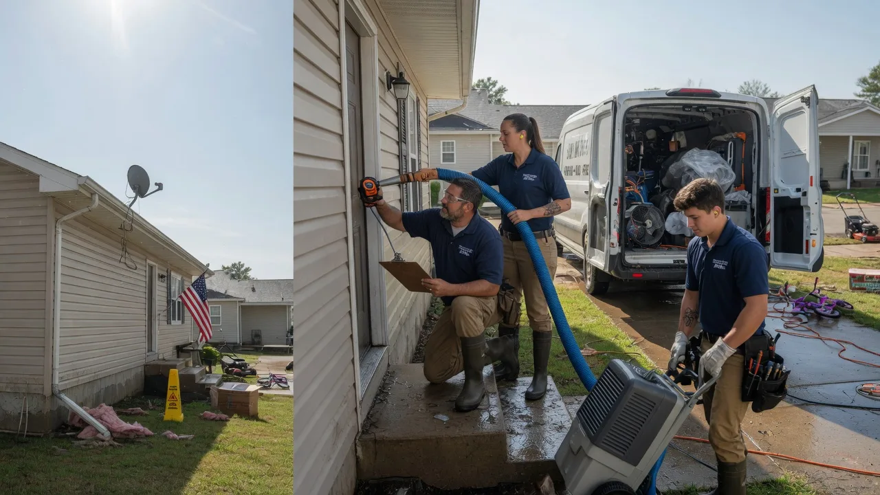 Ceiling Water Damage Restoration in Kaw City, OK near me